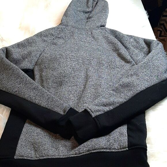 MACHINE 71 Mens‎ Black /Gray Fleece Jacket S - Picture 5 of 7